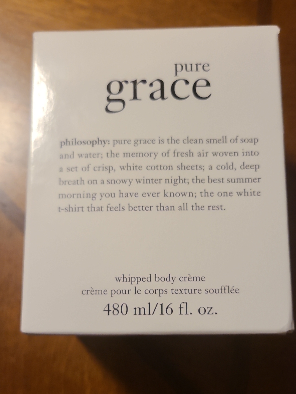 Philosophy 16oz. Pure Grace Whipped Body Crème - White